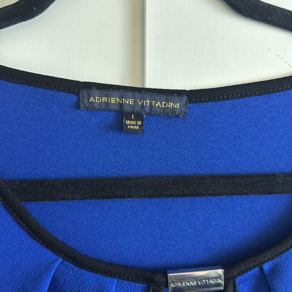 Adrienne Vittadini Large / L Scoop Neck Tee Shirt - Picture 3 of 7